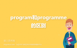 program 和programme有什么区别？上海项目部 英文