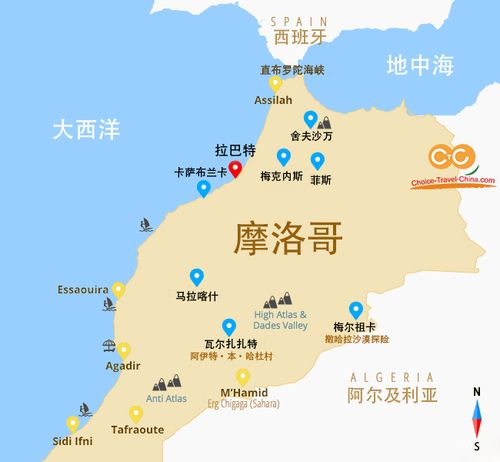 摩洛哥地图在世界哪个位置？(地中海币 挖矿 教程)-图2