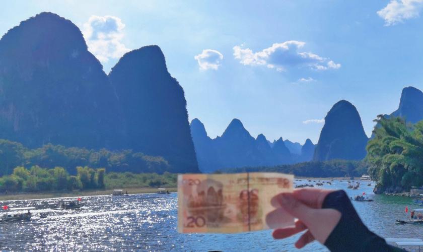 20元背面印的桂林山水著名景点是？桂林人民币景点叫什么-图1